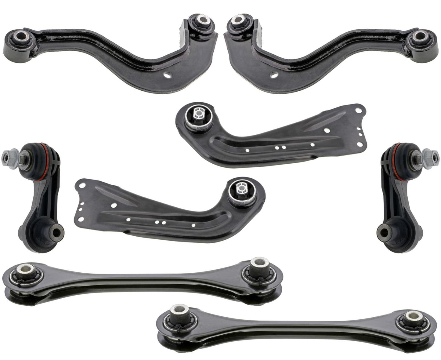 Mevotech Rear Upper & Lower Control Arms & Links For Volkswagen Taos 2022 2023