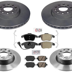 Carbon Performance Disc Brake Rotors Brake Pads For Volkswagen Passat 2015-2021