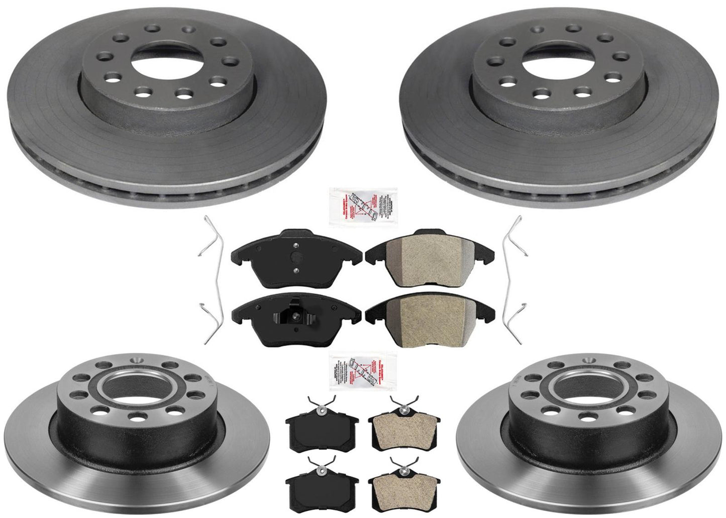 Carbon Performance Disc Brake Rotors Brake Pads For Audi A3 2010-2013 TDi Diesel
