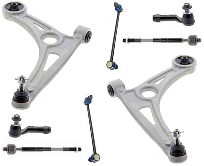 Front Control Arms W/ Ball Joints Tie Rods & Links For Hyundai Ioniq 2017-2022
