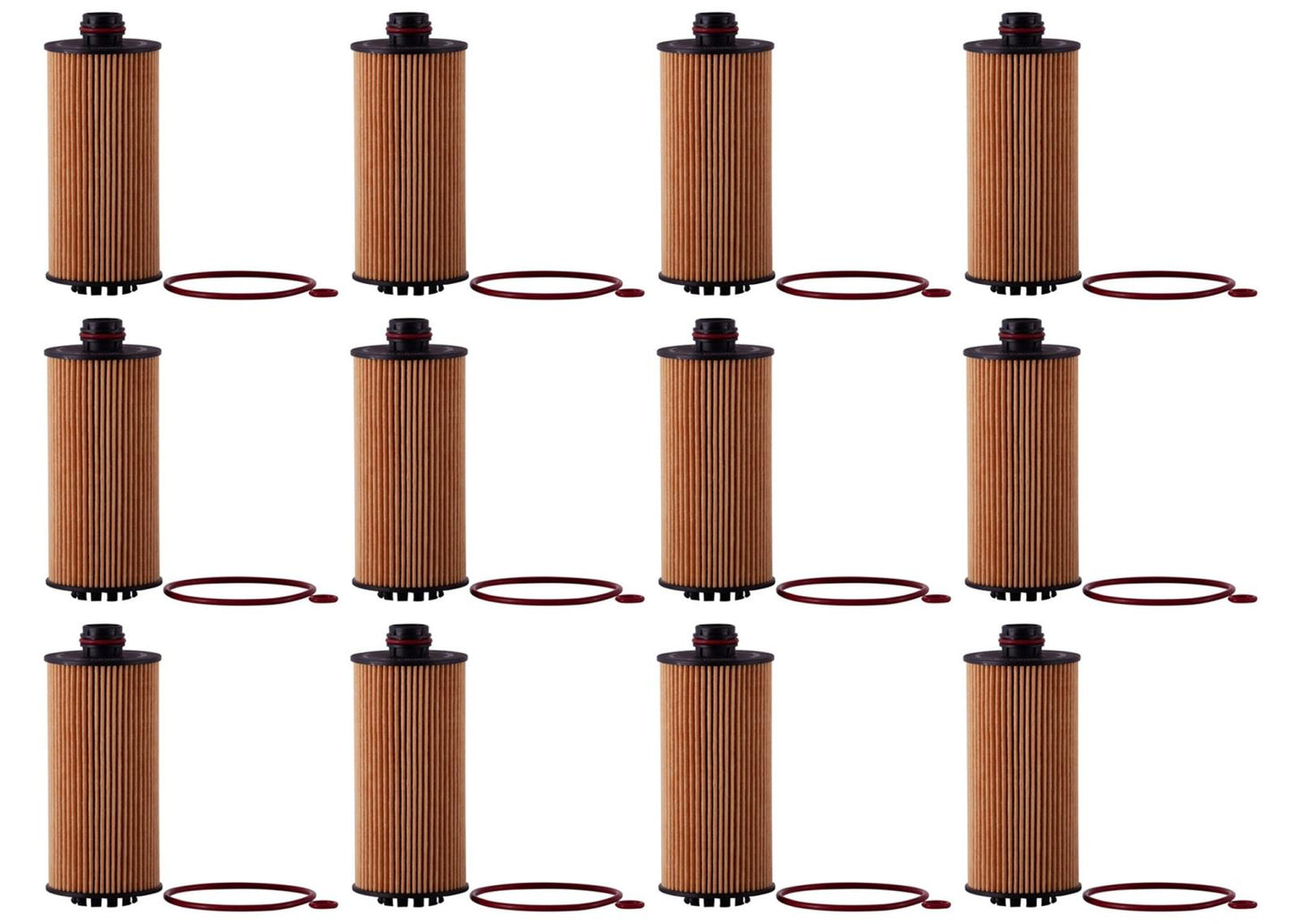 Engine Oil Filter 12 Pack for Chevrolet Express 2500 2017 2018-2022 2.8L Diesel