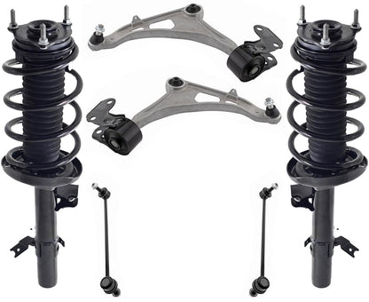 Front Struts Control Arms Tie Rods & Links For Passport 19-23 Front Wheel Drive