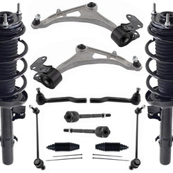 Front Struts Control Arms Tie Rods & Links For Passport 19-23 Front Wheel Drive