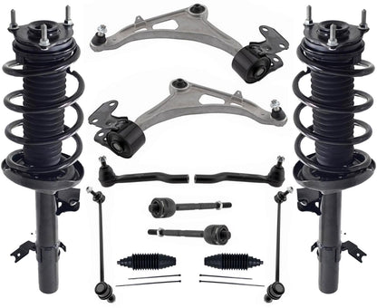 Front Struts Control Arms Tie Rods & Links For Passport 19-2023 All Wheel Drive