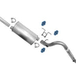 Extension Pipe Muffler Tail Pipe Exhaust System for Dodge Dakota 97-99 3.9L 5.9L