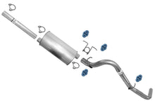 Extension Pipe Muffler Tail Pipe Exhaust System for Dodge Dakota 97-99 3.9L 5.9L