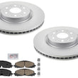 Ft Disc Brake Rotors Brake Pads for Cadillac XT5 XT6 2021-2023 345MM No Brem Bo