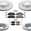 FR Disc Brake Rotors Brake Pads for Cadillac XT5 XT6 2021-2023 345MM No Brem Bo