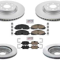 FR Disc Brake Rotors Brake Pads for Cadillac XT5 XT6 2021-2023 345MM No Brem Bo