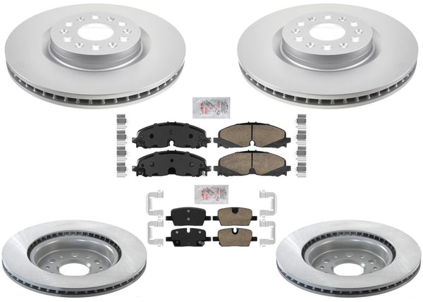 FR Disc Brake Rotors Brake Pads for Cadillac XT5 XT6 2021-2023 345MM No Brem Bo
