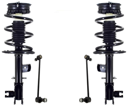 Front Complete Struts and Front Sway Bar Links For Nissan Murano 2014