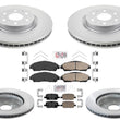 Front Rr Disc Brake Rotors Coated Ceramic Disc Brake Pads For Cadillac XT6 2020