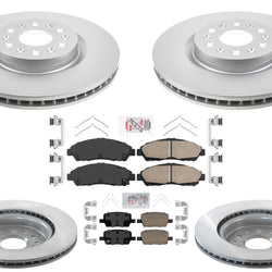 Front Rr Disc Brake Rotors Coated Ceramic Disc Brake Pads For Cadillac XT6 2020