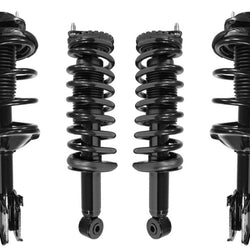 Front & Rear Complete Struts W/ Coil Spring for Subaru Legacy GT Sedan 2000-2002