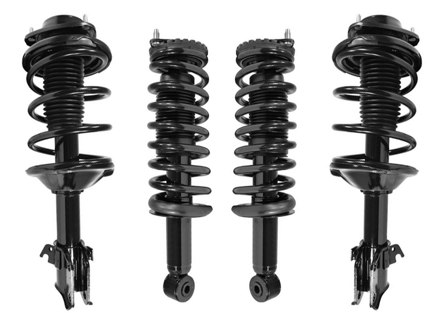 Front & Rear Complete Struts W/ Coil Spring for Subaru Legacy GT Sedan 2000-2002