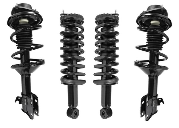 Front & Rear Complete Struts W/ Coil Spring for Subaru Legacy Sedan 2003-2004