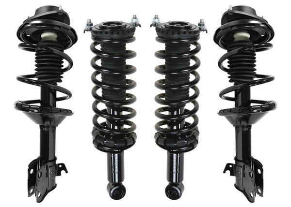 Front & Rear Complete Struts W/ Coil Spring for Subaru Legacy Wagon 2000-2004