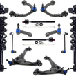 Front Struts Control Arms Tie Rods & Links For F-150 2021-2024 Rear Wheel Drive