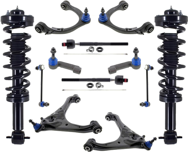 Front Struts Control Arms Tie Rods & Links For F-150 2021-2024 Rear Wheel Drive