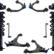 Front Struts Upper Lower Control Arms & Links For F-150 2021-24 Rear Wheel Drive