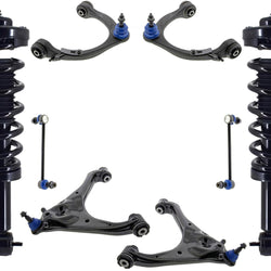 Front Struts Upper Lower Control Arms & Links For F-150 2021-24 Rear Wheel Drive