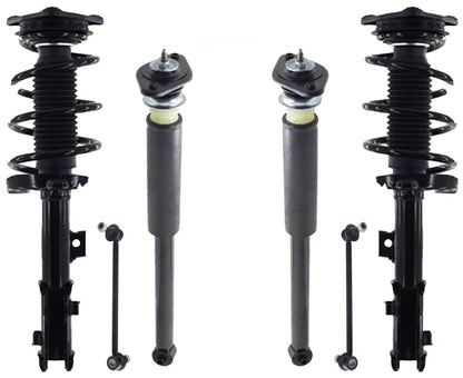 Front Complete Struts Links & Rear Shocks For Kia Soul 2014 2015 2016 2019