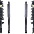 Front Complete Struts Links & Rear Shocks For Nissan Versa 2012 2013 2014