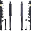 Front Complete Struts Links & Rear Shocks For Nissan Versa 2012 2013 2014