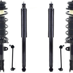 Front Complete Struts Links & Rear Shocks For Nissan Versa 2012 2013 2014