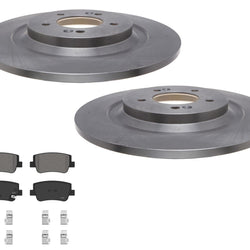Rear Disc Brake Rotors Brake Pads For 2021 2022 2024 Hyundai Sonata N KIA K5