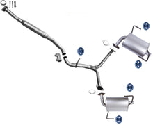 Exhaust System Res Pipe Mufflers For 2009-2011 Subaru Impreza 2.5 Natural 4Door