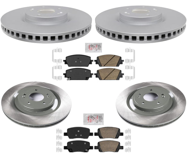F&R Disc Brake Rotors Ceramic Disc Brake Pads For Hyundai Santa Fe Hybrid 21-24