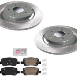 Rear Disc Brake Rotors Ceramic Disc Brake Pads For Hyundai Santa Fe 21-24 2.5L