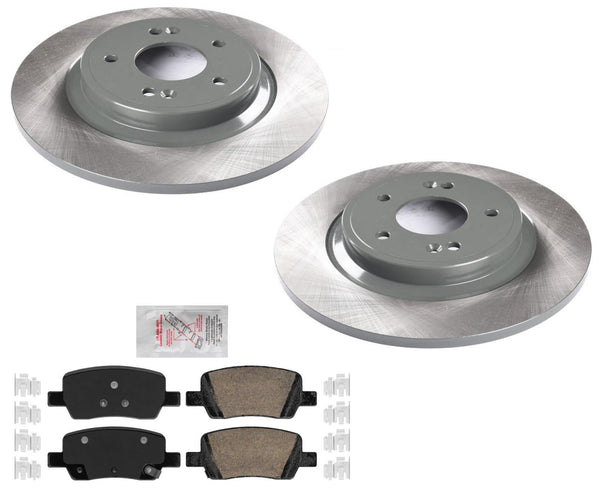 Rear Disc Brake Rotors Ceramic Disc Brake Pads For Hyundai Santa Fe 21-24 2.5L