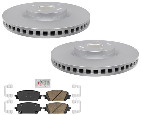 Front Disc Brake Rotors Ceramic Disc Brake Pads For Hyundai Santa Fe 2021 2024