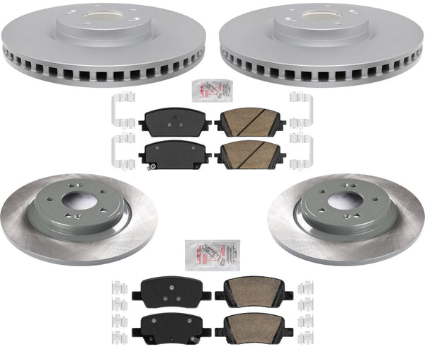 F&R Disc Brake Rotors Ceramic Disc Brake Pads For Hyundai Santa Fe 21-24 2.5L