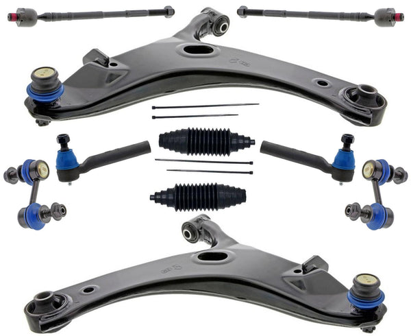 Mevotech Front Lower Control Arms W/ Ball Joint For Subaru Crosstrek 2013-2017