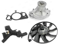 Engine Cooling Water Pump Thermostat & Housing For 2005-09 Land Rover LR3 4.4L