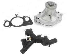 Engine Cooling Water Pump Thermostat & Housing For 2005-09 Land Rover LR3 4.4L