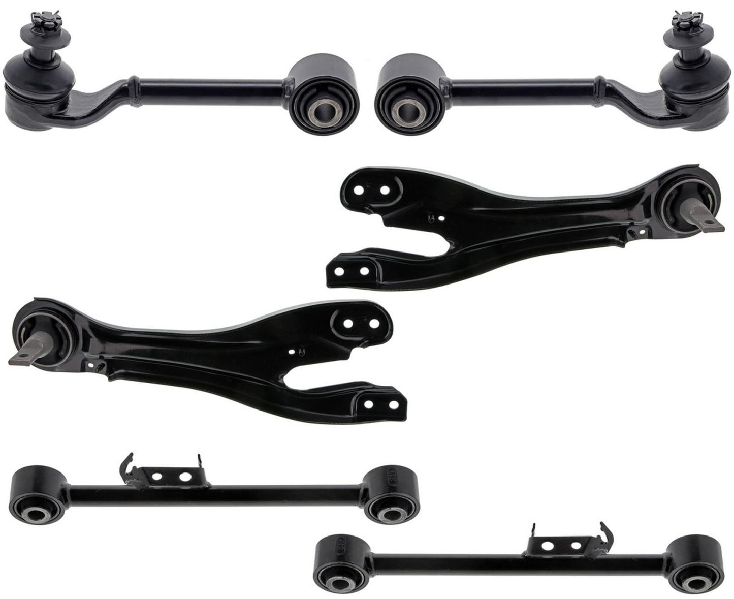 Mevotech Rear Upper Lower & Traling Control Arms For Honda Odyssey 2011-2017