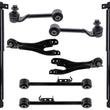 Mevotech Rear Upper Lower & Traling Control Arms & Shocks For Odyssey 2011-2017