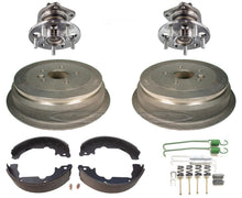 Brake Drums Brake Shoe & Springs Rear Hub & Bearings For Toyota Sienna 1998-2003 - Photo 1