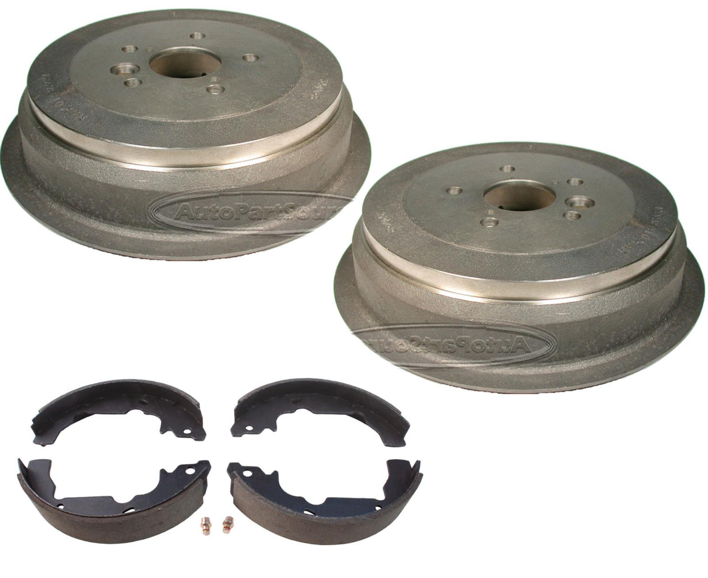 For 1998 1999 2000 2001 2003 Toyota Sienna Rear Brake Drums & Rear Brake Shoes