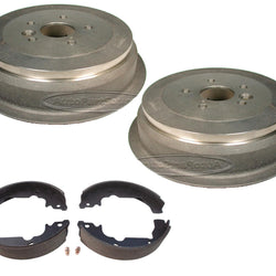 Para Toyota Sienna 1998-2003, tambores de freno trasero izquierdo y derecho y zapatas de freno