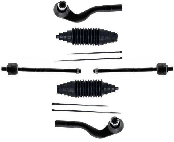 Front Inner & Outer Tie Rods For Mrecedes Benz C250 2010-2015 Rear Wheel Drive