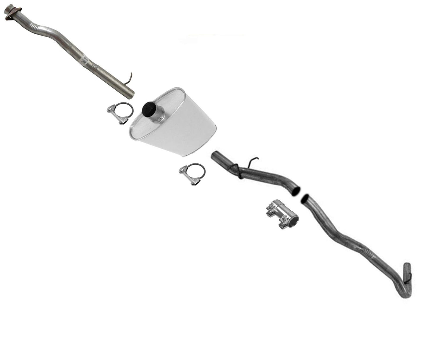 Se adapta al sistema de escape silenciador S10 S15 Pick Up 123 WB 1992-1993.