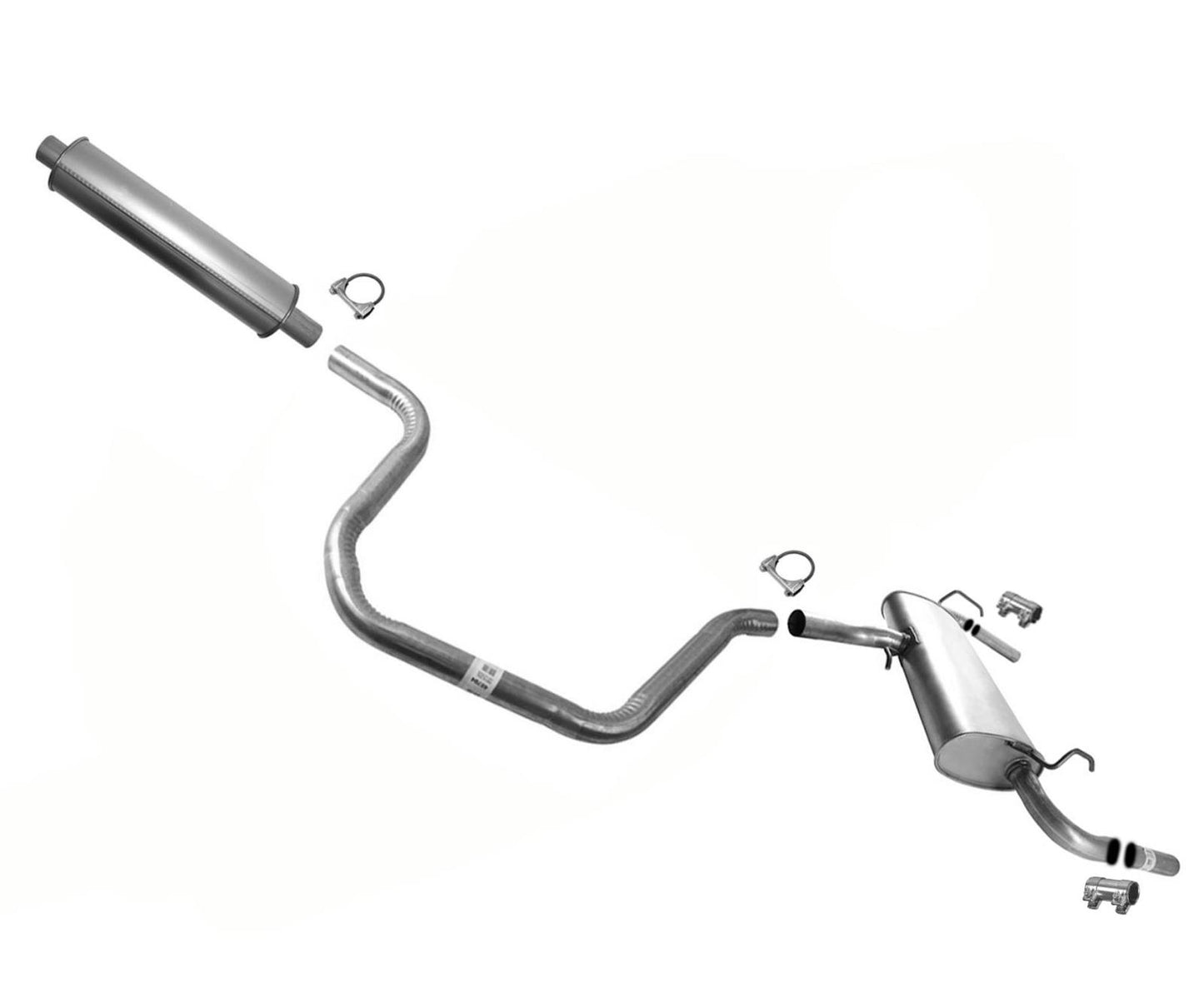 Silenciador de salida doble de tubo resonador soldado para Chevrolet Malibu LTZ 3.6L 08-12