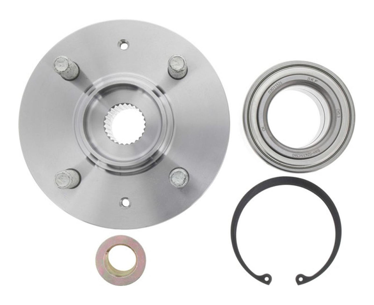 Front Wheel Hub and Bearing Kit For 2001 2002 2003 2004 2005 Honda Civic 1.7L