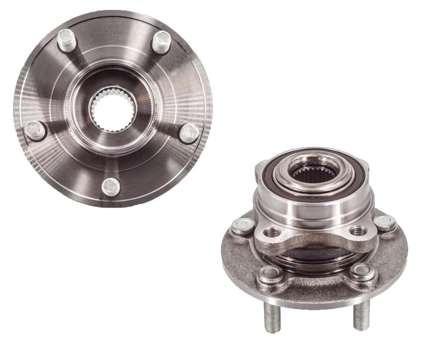 2 Front Wheel Bearing Assembly For Ford Fusion S, SE, Titanium, Hybrid 2013-2020