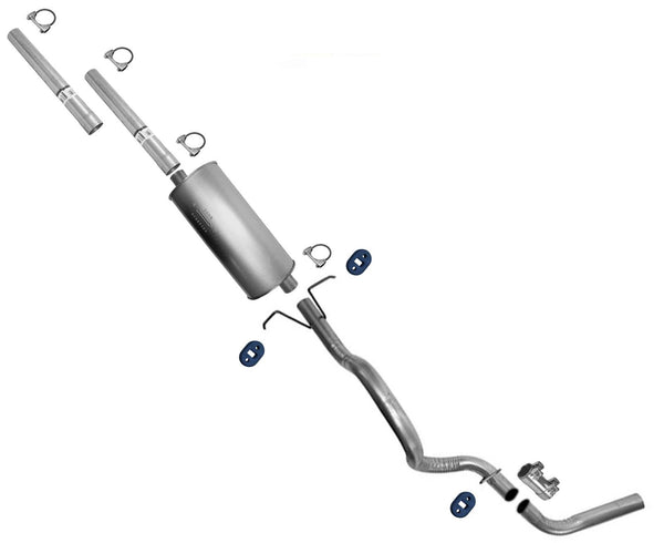 For 98-2001 Ford F150 4.2 4.6 5.4L Muffler Tail Pipe Exhaust System 120 139 WB